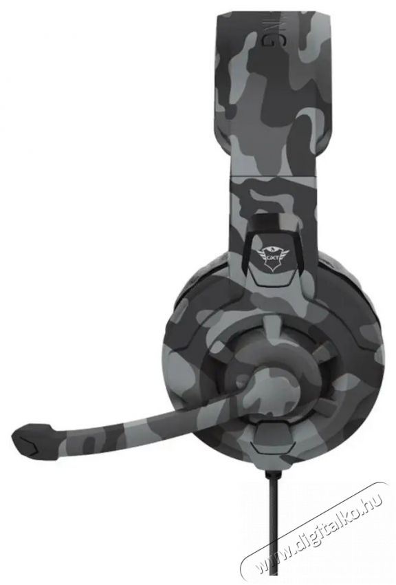 Trust GXT 411K Radius gamer fejhallgató - fekete terepszínű Audio-Video / Hifi / Multimédia - Fül és Fejhallgatók - Fejhallgató mikrofonnal / headset - 379962