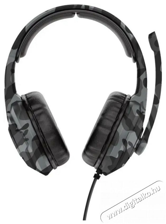 Trust GXT 411K Radius gamer fejhallgató - fekete terepszínű Audio-Video / Hifi / Multimédia - Fül és Fejhallgatók - Fejhallgató mikrofonnal / headset - 379962