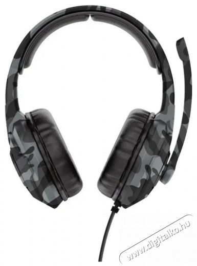 Trust GXT 411K Radius gamer fejhallgató - fekete terepszínű Audio-Video / Hifi / Multimédia - Fül és Fejhallgatók - Fejhallgató mikrofonnal / headset - 379962