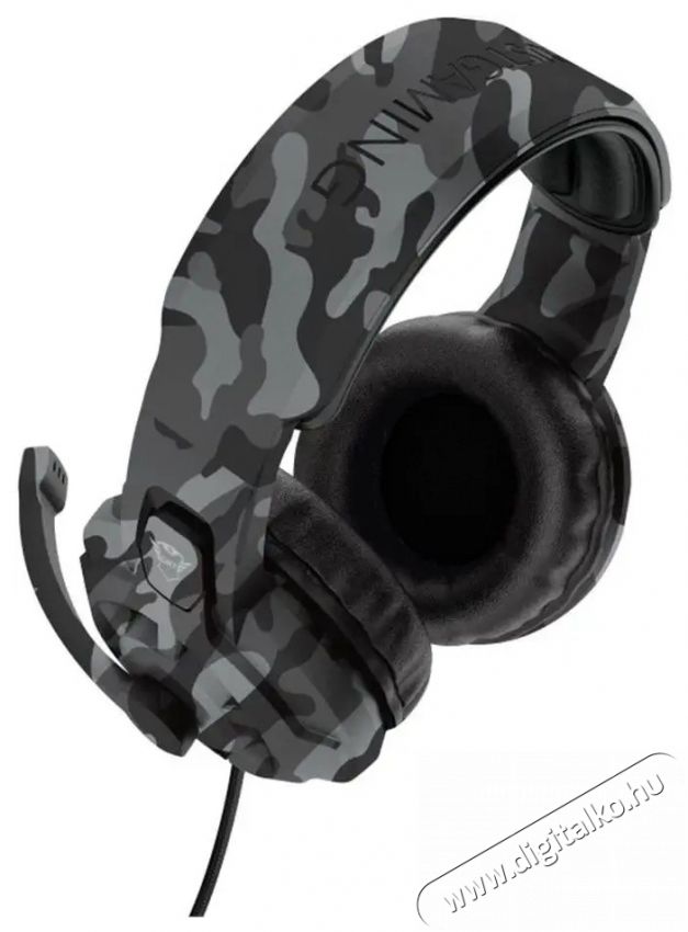 Trust GXT 411K Radius gamer fejhallgató - fekete terepszínű Audio-Video / Hifi / Multimédia - Fül és Fejhallgatók - Fejhallgató mikrofonnal / headset - 379962