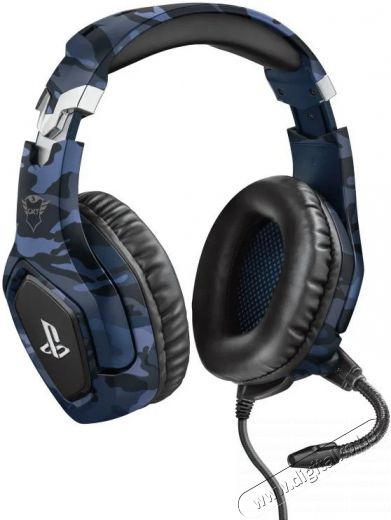 Trust GXT Forze-B PS4 gamer fejhallgató - kék Audio-Video / Hifi / Multimédia - Fül és Fejhallgatók - Fejhallgató mikrofonnal / headset - 379976