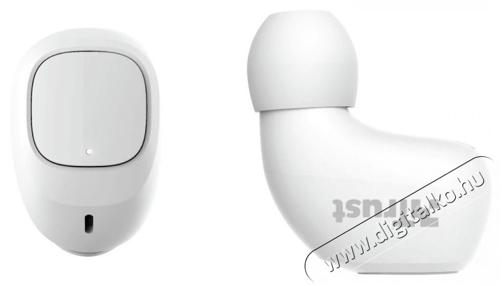Trust Nika Compact True Wireless Bluetooth fülhallgató - fehér Audio-Video / Hifi / Multimédia - Fül és Fejhallgatók - Fülhallgató mikrofonnal / headset - 379981