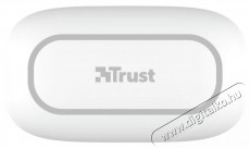 Trust Nika Compact True Wireless Bluetooth fülhallgató - fehér Audio-Video / Hifi / Multimédia - Fül és Fejhallgatók - Fülhallgató mikrofonnal / headset - 379981