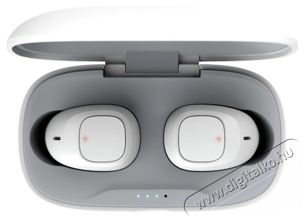 Trust Nika Compact True Wireless Bluetooth fülhallgató - fehér Audio-Video / Hifi / Multimédia - Fül és Fejhallgatók - Fülhallgató mikrofonnal / headset - 379981