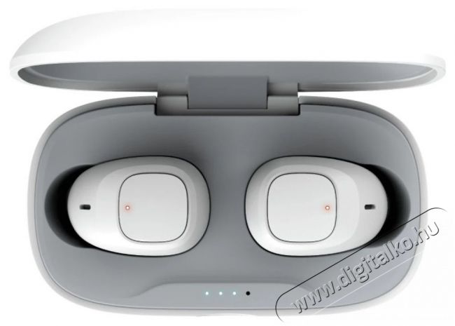Trust Nika Compact True Wireless Bluetooth fülhallgató - fehér Audio-Video / Hifi / Multimédia - Fül és Fejhallgatók - Fülhallgató mikrofonnal / headset - 379981