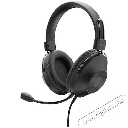 Trust Ozo USB fejhallgató - fekete Audio-Video / Hifi / Multimédia - Fül és Fejhallgatók - Fejhallgató mikrofonnal / headset - 379983