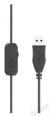 Trust Ozo USB fejhallgató - fekete Audio-Video / Hifi / Multimédia - Fül és Fejhallgatók - Fejhallgató mikrofonnal / headset - 379983