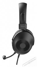 Trust Ozo USB fejhallgató - fekete Audio-Video / Hifi / Multimédia - Fül és Fejhallgatók - Fejhallgató mikrofonnal / headset - 379983