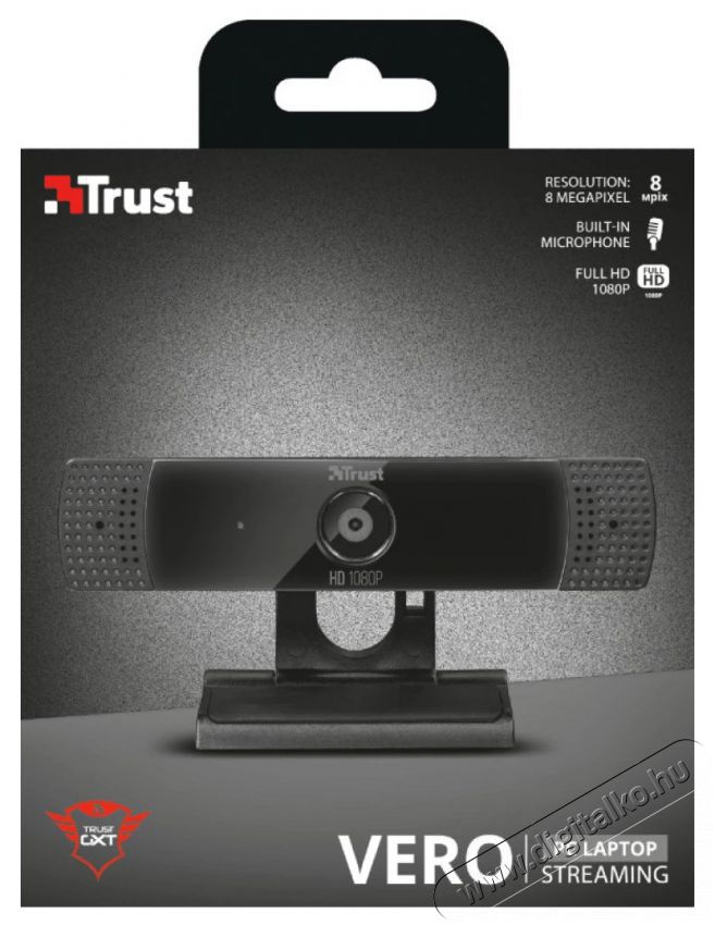 Trust Gaming GXT 1160 Vero Full HD 1080p webkamera - 22397 Iroda és számítástechnika - Webkamera - 380531