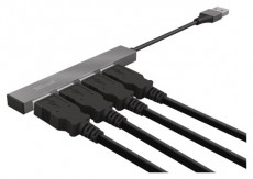 Trust Halyx 4 portos USB 2.0 HUB Iroda és számítástechnika - Notebook kiegészítő - USB hub / elosztó - 387800