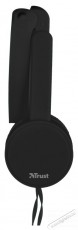 Trust UR Nano Headphones - black (23104)-fejhallgató Audio-Video / Hifi / Multimédia - Fül és Fejhallgatók - Fejhallgató - 401324