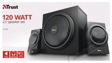Trust Yuri 2.1 Speaker Set (23696)-hangfalszett Audio-Video / Hifi / Multimédia - Hangfal - Hangfalszett - Hangfalszett - 401330