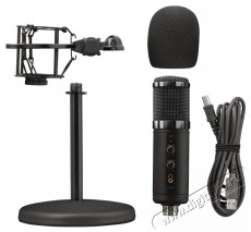 Trust Gaming GXT 256 Exxo Streaming Microphone (23510) Fotó-Videó kiegészítők - Mikrofon - Ének és hangszer mikrofon - 401252