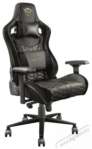 Trust GXT 712 Resto Pro fekete gamer szék Iroda és számítástechnika - Egyéb számítástechnikai termék - 387625