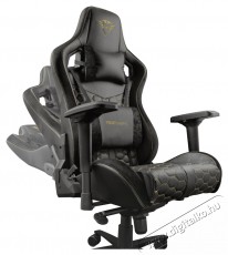 Trust GXT 712 Resto Pro fekete gamer szék Iroda és számítástechnika - Egyéb számítástechnikai termék - 387625