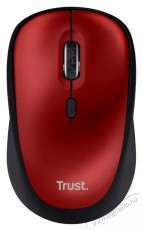 Trust YVI+ WIRELESS MOUSE ECO RED egér Iroda és számítástechnika - Egér - Vezetékes egér - 410319