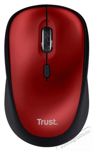 Trust YVI+ WIRELESS MOUSE ECO RED egér Iroda és számítástechnika - Egér - Vezetékes egér - 410319