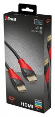 Trust HDMI-kábel konzolokhoz 21082, GXT 730 HDMI Cable for PS4 & Xbox One Tv kiegészítők - Kábel / csatlakozó - Hdmi kábel - 485417