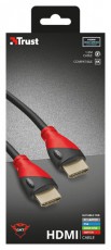 Trust HDMI-kábel konzolokhoz 21082, GXT 730 HDMI Cable for PS4 & Xbox One Tv kiegészítők - Kábel / csatlakozó - Hdmi kábel - 485417