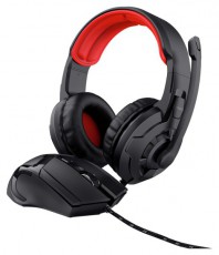 Trust GXT 785 Ravius 2in1 vezetékes gamer headset + vezetékes gamer egér Audio-Video / Hifi / Multimédia - Fül és Fejhallgatók - Fejhallgató mikrofonnal / headset - 500163