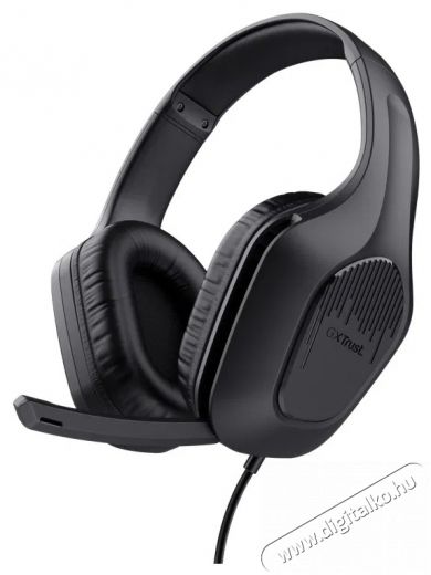 Trust GXT415 ZIROX HEADSET fekete Audio-Video / Hifi / Multimédia - Fül és Fejhallgatók - Fejhallgató mikrofonnal / headset - 503436
