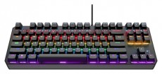 Trust GXT834 Callaz TKL US fekete mechanikus gamer billentyűzet Mobil / Kommunikáció / Smart - Tablet / E-book kiegészítő, tok - Billentyűzet - 507052