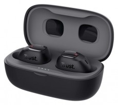 Trust Nika Compact Bluetooth True Wireless fekete fülhallgató Audio-Video / Hifi / Multimédia - Fül és Fejhallgatók - Fülhallgató - 508914