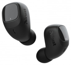Trust Nika Compact Bluetooth True Wireless fekete fülhallgató Audio-Video / Hifi / Multimédia - Fül és Fejhallgatók - Fülhallgató - 508914