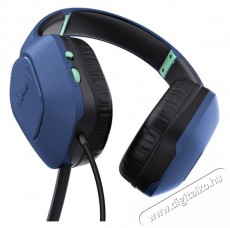Trust GXT415B ZIROX HEADSET kék Audio-Video / Hifi / Multimédia - Fül és Fejhallgatók - Fejhallgató mikrofonnal / headset - 510312