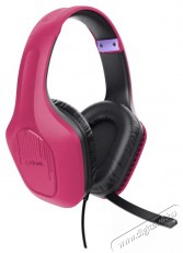 Trust GXT415P ZIROX HEADSET rózsaszín Audio-Video / Hifi / Multimédia - Fül és Fejhallgatók - Fejhallgató mikrofonnal / headset - 510317