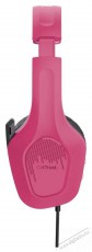 Trust GXT415P ZIROX HEADSET rózsaszín Audio-Video / Hifi / Multimédia - Fül és Fejhallgatók - Fejhallgató mikrofonnal / headset - 510317