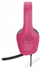 Trust GXT415P ZIROX HEADSET rózsaszín Audio-Video / Hifi / Multimédia - Fül és Fejhallgatók - Fejhallgató mikrofonnal / headset - 510317