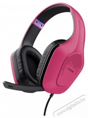 Trust GXT415P ZIROX HEADSET rózsaszín Audio-Video / Hifi / Multimédia - Fül és Fejhallgatók - Fejhallgató mikrofonnal / headset - 510317