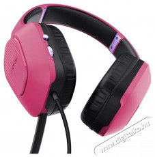 Trust GXT415P ZIROX HEADSET rózsaszín Audio-Video / Hifi / Multimédia - Fül és Fejhallgatók - Fejhallgató mikrofonnal / headset - 510317