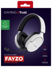 Trust 25210 GXT489W Fayzo vezet&eacute;kes feh&eacute;r gamer headset Audio-Video / Hifi / Multim&eacute;dia - F&uuml;l &eacute;s Fejhallgat&oacute;k - Fejhallgat&oacute; mikrofonnal / headset - 514843