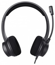Trust Ayda USB-ENC PC vezetékes fekete headset Audio-Video / Hifi / Multimédia - Fül és Fejhallgatók - Fejhallgató mikrofonnal / headset - 514854