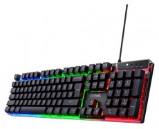Trust GXT 835 Azor HUN vezetékes fekete gamer billentyűzet Iroda és számítástechnika - Billentyűzet / billentyűzet szett - Vezetékes - 514487