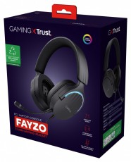Trust GXT490 Fayzo 7.1 USB vezetékes fekete gamer headset Audio-Video / Hifi / Multimédia - Fül és Fejhallgatók - Fejhallgató mikrofonnal / headset - 514844