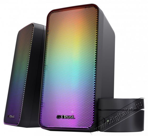 Trust GXT611 Wezz Illuminated 2.0 hangszóró pár Audio-Video / Hifi / Multimédia - Hangfal - Hangfalszett - Kültéri hangsugárzó - 514846
