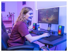 Trust GXT611 Wezz Illuminated 2.0 hangszóró pár Audio-Video / Hifi / Multimédia - Hangfal - Hangfalszett - Kültéri hangsugárzó - 514846