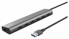 Trust Halyx 7 portos USB HUB Iroda és számítástechnika - Notebook kiegészítő - USB hub / elosztó - 514851
