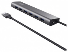 Trust Halyx 7 portos USB HUB Iroda és számítástechnika - Notebook kiegészítő - USB hub / elosztó - 514851