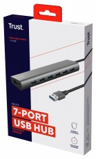 Trust Halyx 7 portos USB HUB Iroda és számítástechnika - Notebook kiegészítő - USB hub / elosztó - 514851