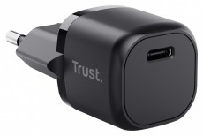 Trust Maxo 20W USB-C fekete töltő adapter Mobil / Kommunikáció / Smart - Mobiltelefon kiegészítő / tok - Hálózati-, autós töltő - 514857