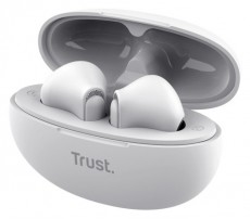 Trust Yavi ENC True Wireless Bluetooth feh&eacute;r f&uuml;lhallgat&oacute; Audio-Video / Hifi / Multim&eacute;dia - F&uuml;l &eacute;s Fejhallgat&oacute;k - F&uuml;lhallgat&oacute; - 514872