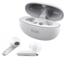 Trust Yavi ENC True Wireless Bluetooth feh&eacute;r f&uuml;lhallgat&oacute; Audio-Video / Hifi / Multim&eacute;dia - F&uuml;l &eacute;s Fejhallgat&oacute;k - F&uuml;lhallgat&oacute; - 514872