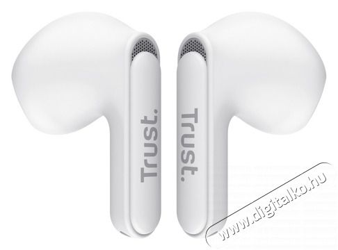 Trust Yavi ENC True Wireless Bluetooth feh&eacute;r f&uuml;lhallgat&oacute; Audio-Video / Hifi / Multim&eacute;dia - F&uuml;l &eacute;s Fejhallgat&oacute;k - F&uuml;lhallgat&oacute; - 514872