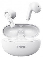 Trust Yavi ENC True Wireless Bluetooth feh&eacute;r f&uuml;lhallgat&oacute; Audio-Video / Hifi / Multim&eacute;dia - F&uuml;l &eacute;s Fejhallgat&oacute;k - F&uuml;lhallgat&oacute; - 514872
