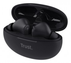 Trust Yavi ENC True Wireless Bluetooth fekete f&uuml;lhallgat&oacute; Audio-Video / Hifi / Multim&eacute;dia - F&uuml;l &eacute;s Fejhallgat&oacute;k - F&uuml;lhallgat&oacute; - 514870