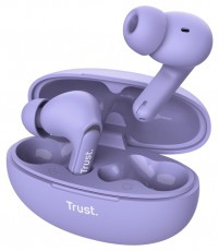 Trust Yavi ENC True Wireless Bluetooth lila fülhallgató Audio-Video / Hifi / Multimédia - Fül és Fejhallgatók - Fülhallgató - 514871